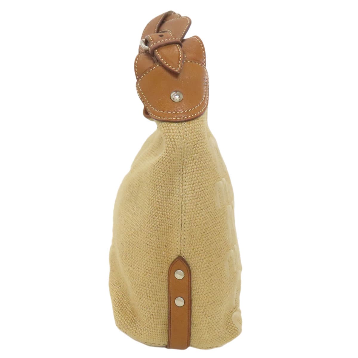 Miu Miu One Shoulder Shoulder Bag Canvas Ladies [Used] [MIUMIU] 3