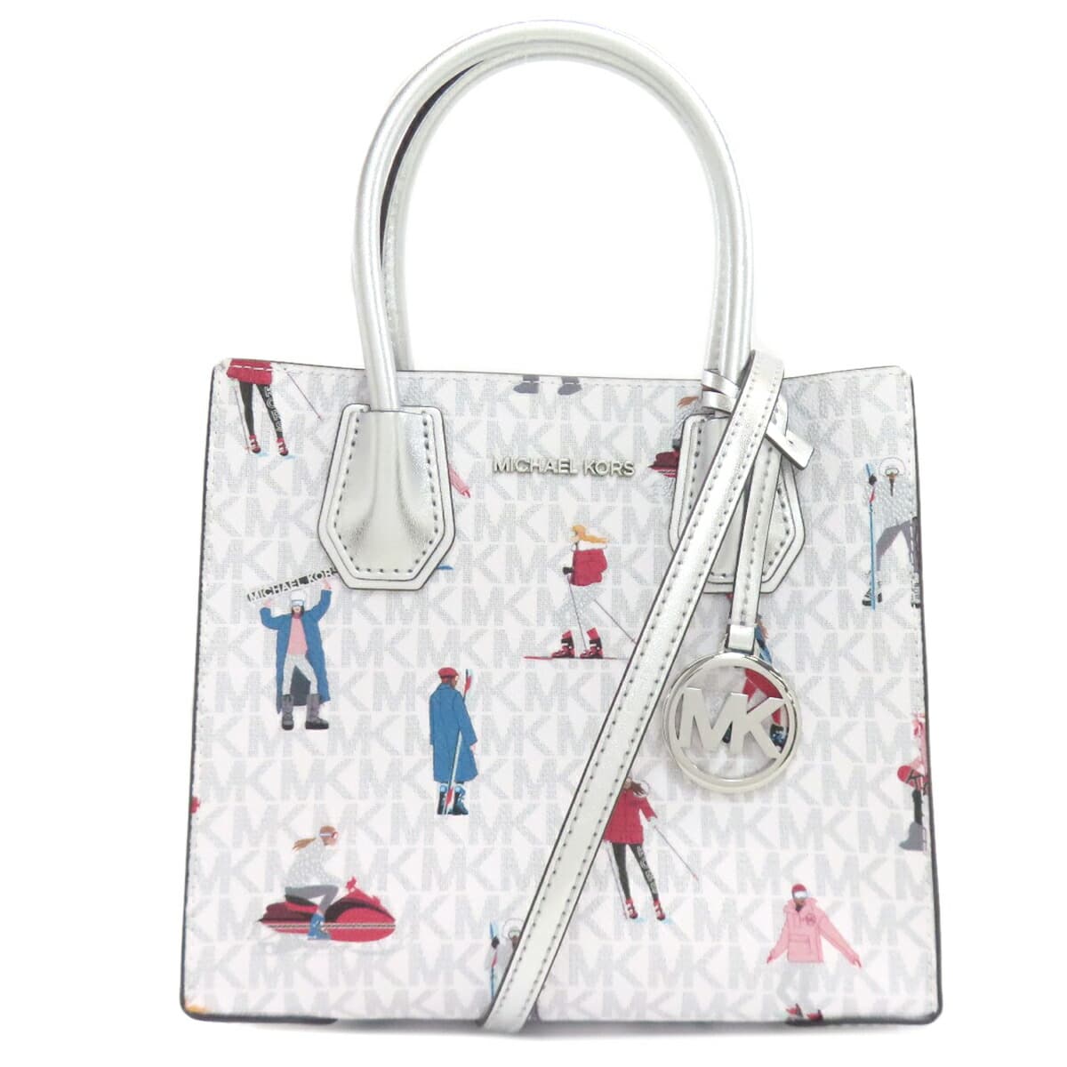 Michael Kors Winter Character Motif 2WAY Handbag PVC Ladies [Used] [Michael Kors]