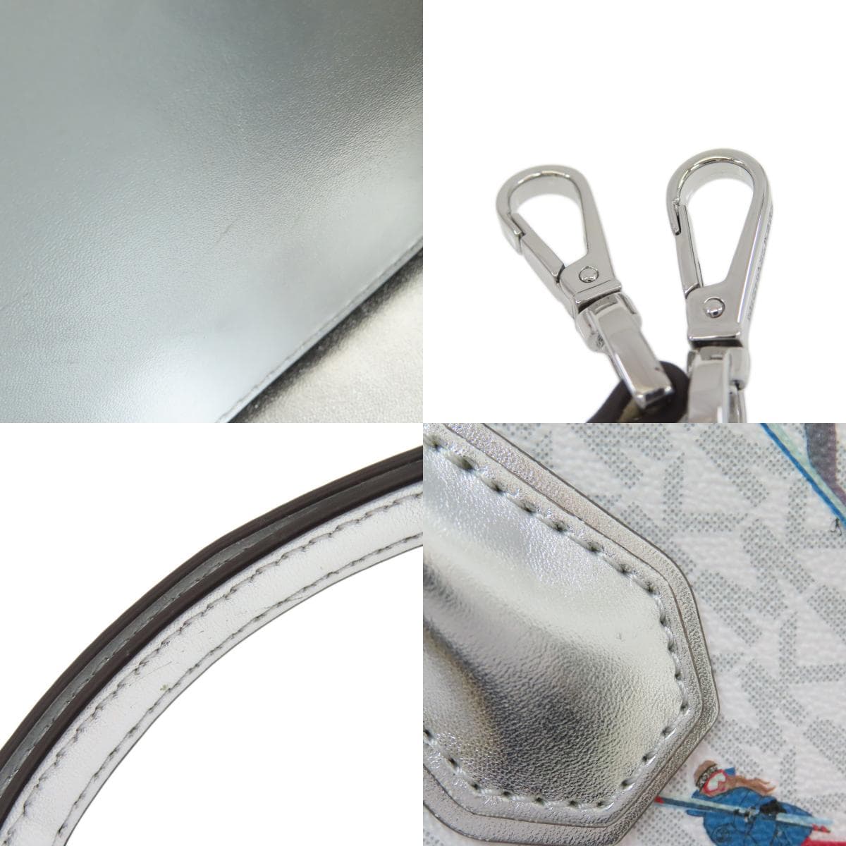 Michael Kors Winter Character Motif 2WAY Handbag PVC Ladies [Used] [Michael Kors] 8