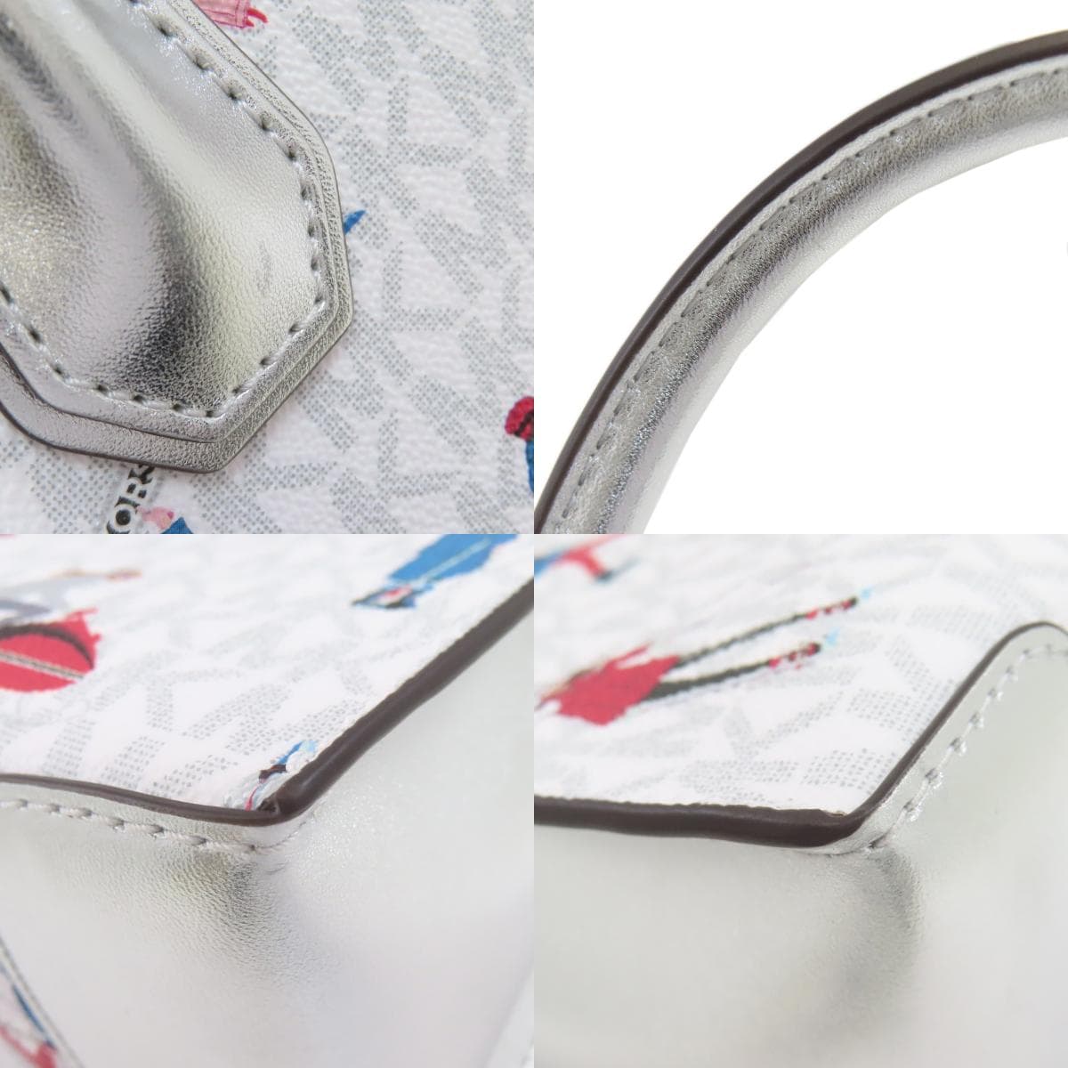 Michael Kors Winter Character Motif 2WAY Handbag PVC Ladies [Used] [Michael Kors] 9