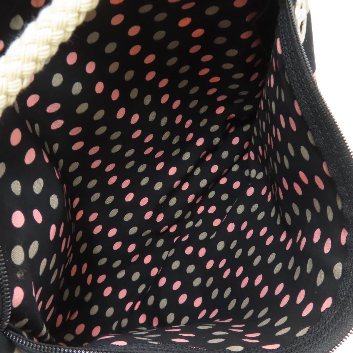 Longchamp Handled Mini Pouch Handbag Canvas Ladies [Used] [Longchamp] 5