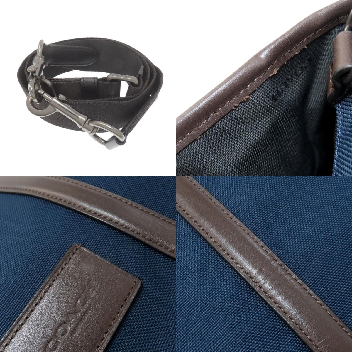 Coach 23808 Briefcase 2WAY Business Bag Nylon Material Men's [Used] [COACH] 23808 6