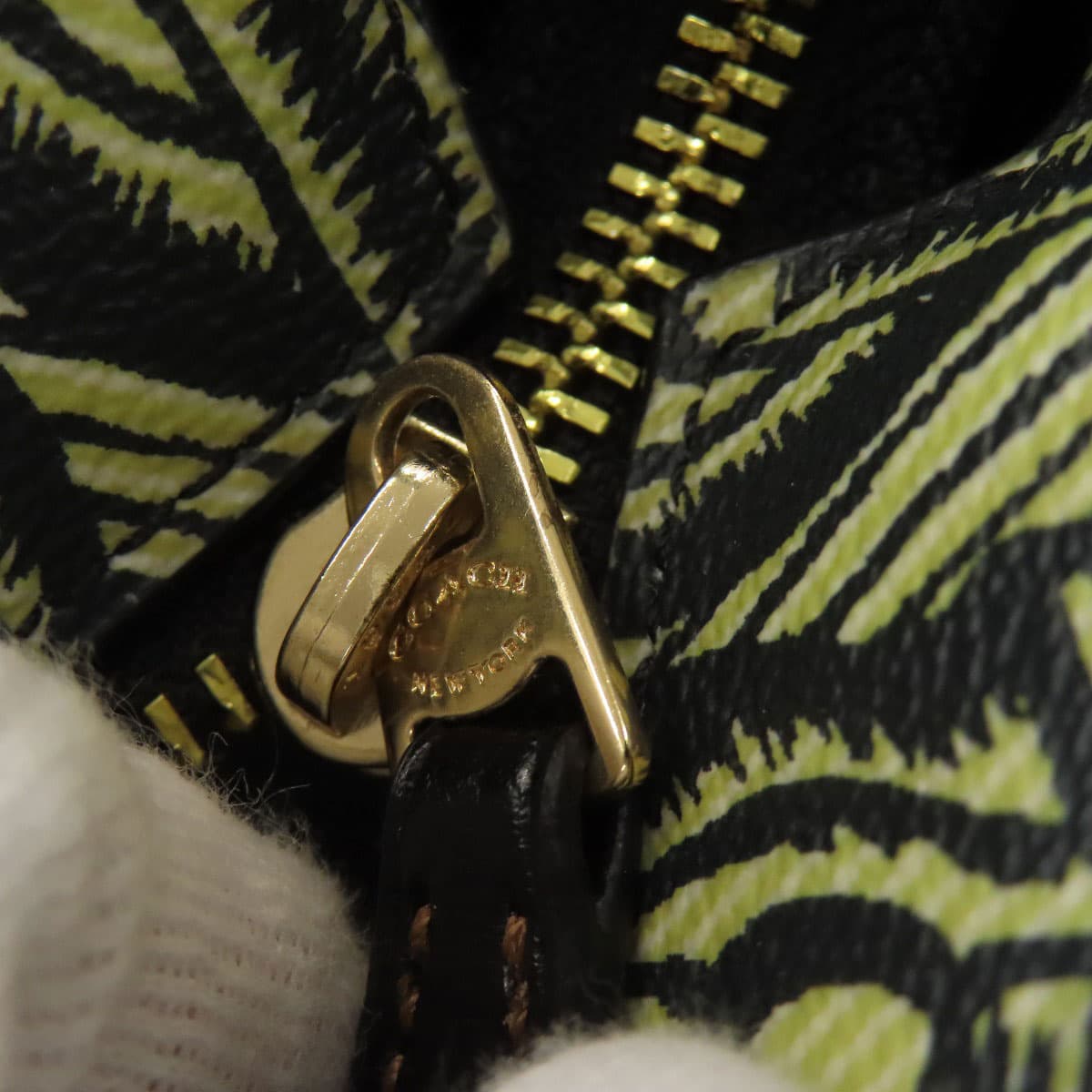 Coach F37854 Chain Pattern Tote Bag PVC/Leather Ladies [Used] [COACH] F37854 8