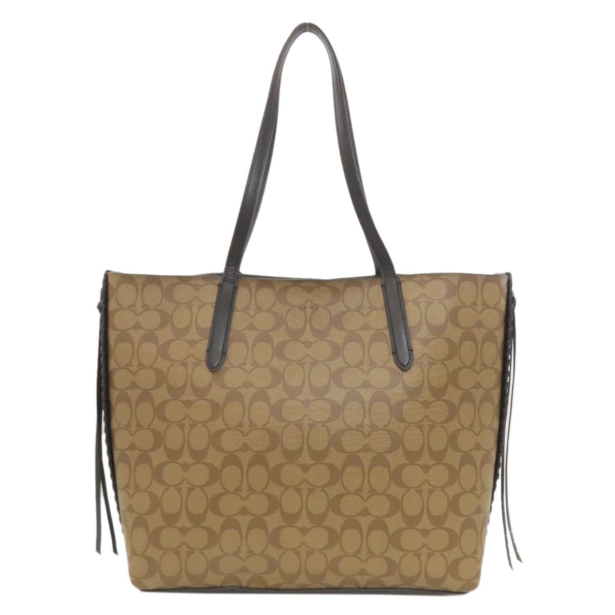 Coach F76778 Flower Motif Signature Tote Bag PVC Ladies [Used] [COACH] F76778 2