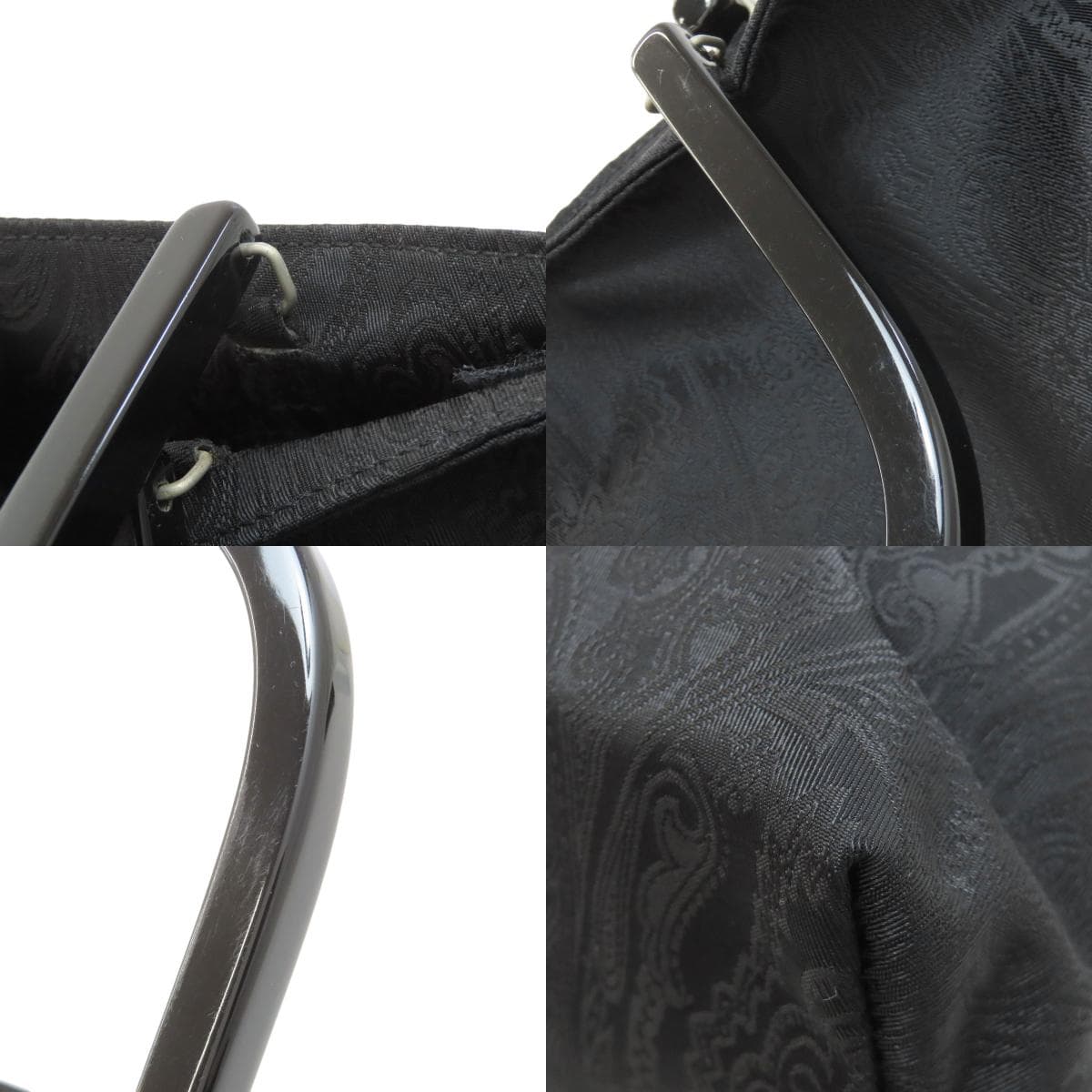 Etro paisley pattern handbag, nylon material, ladies [used] [ETRO] 9