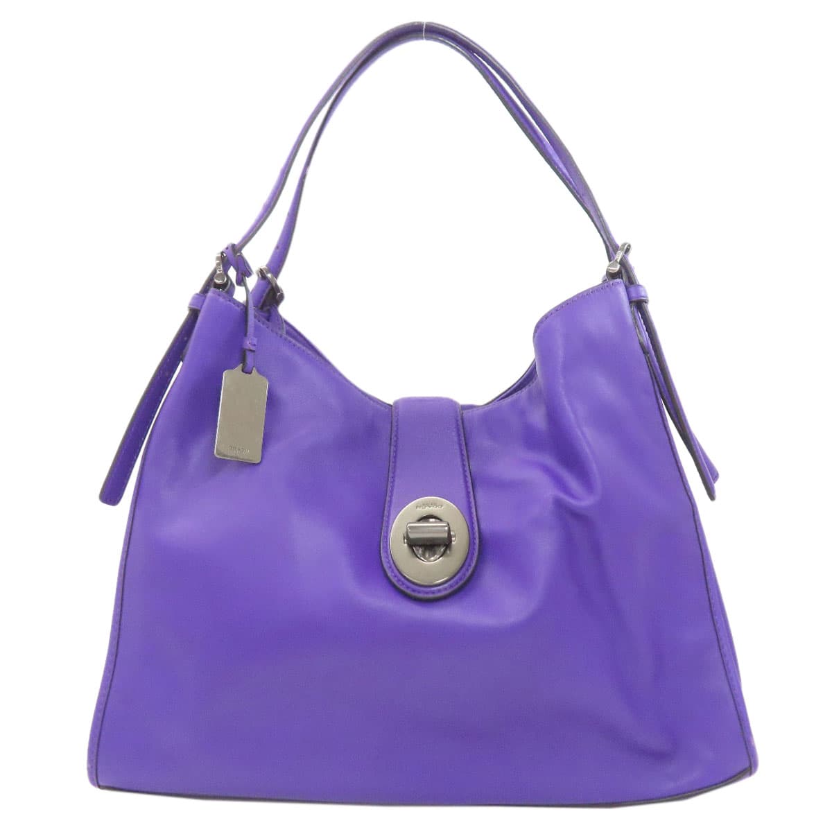 Coach 32221 Logo Handbag Leather Ladies [Used] [COACH] 32221