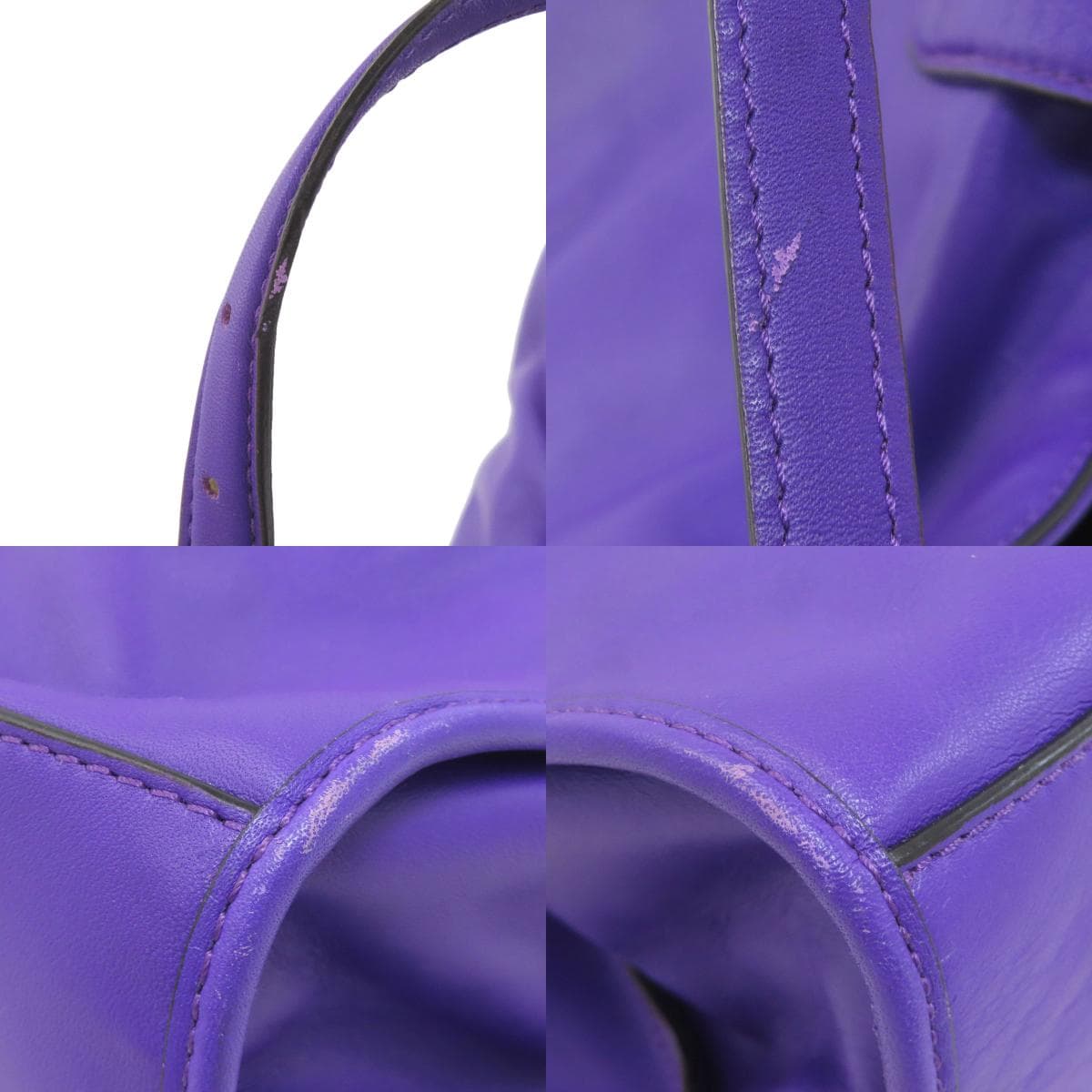 Coach 32221 Logo Handbag Leather Ladies [Used] [COACH] 32221 9