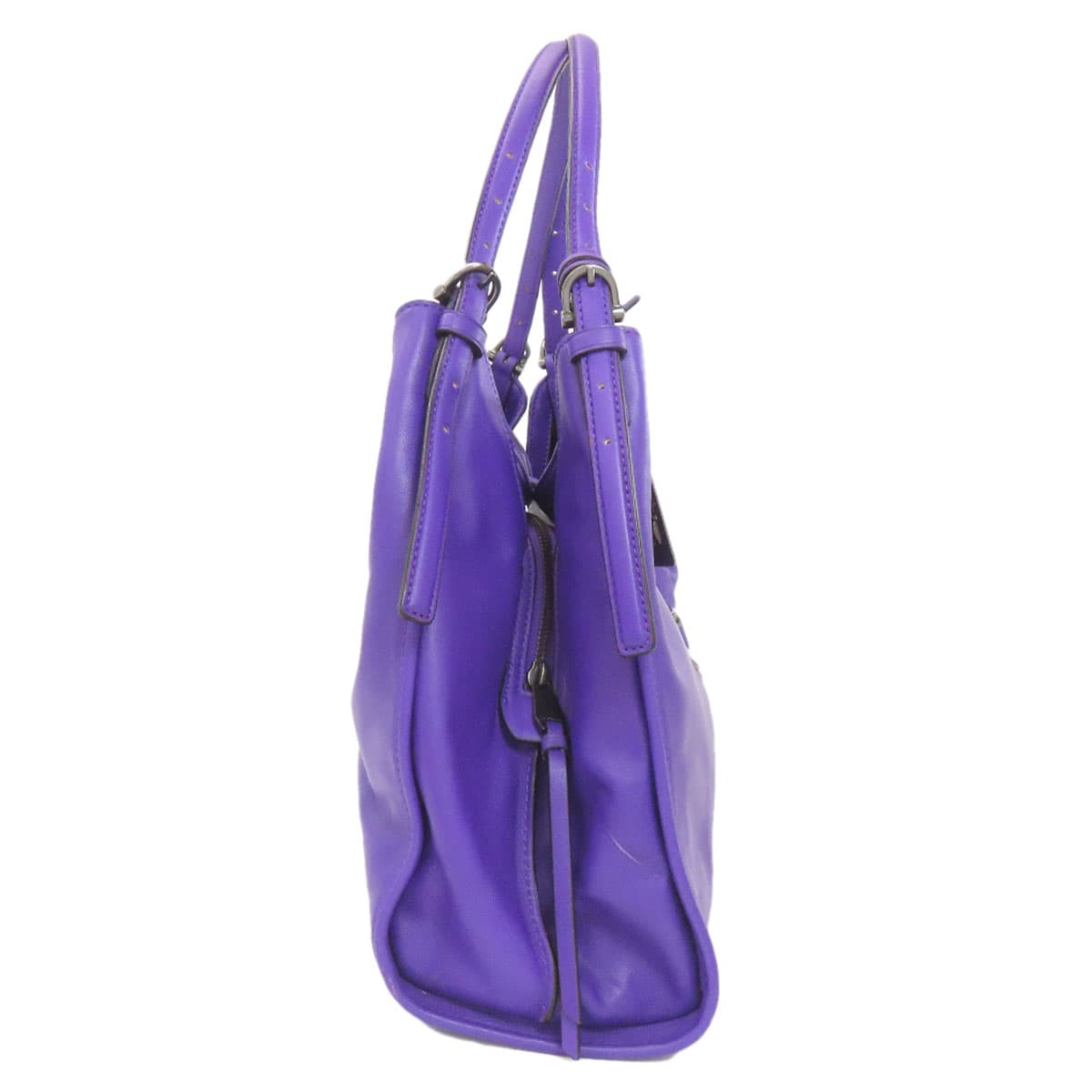 Coach 32221 Logo Handbag Leather Ladies [Used] [COACH] 32221 3