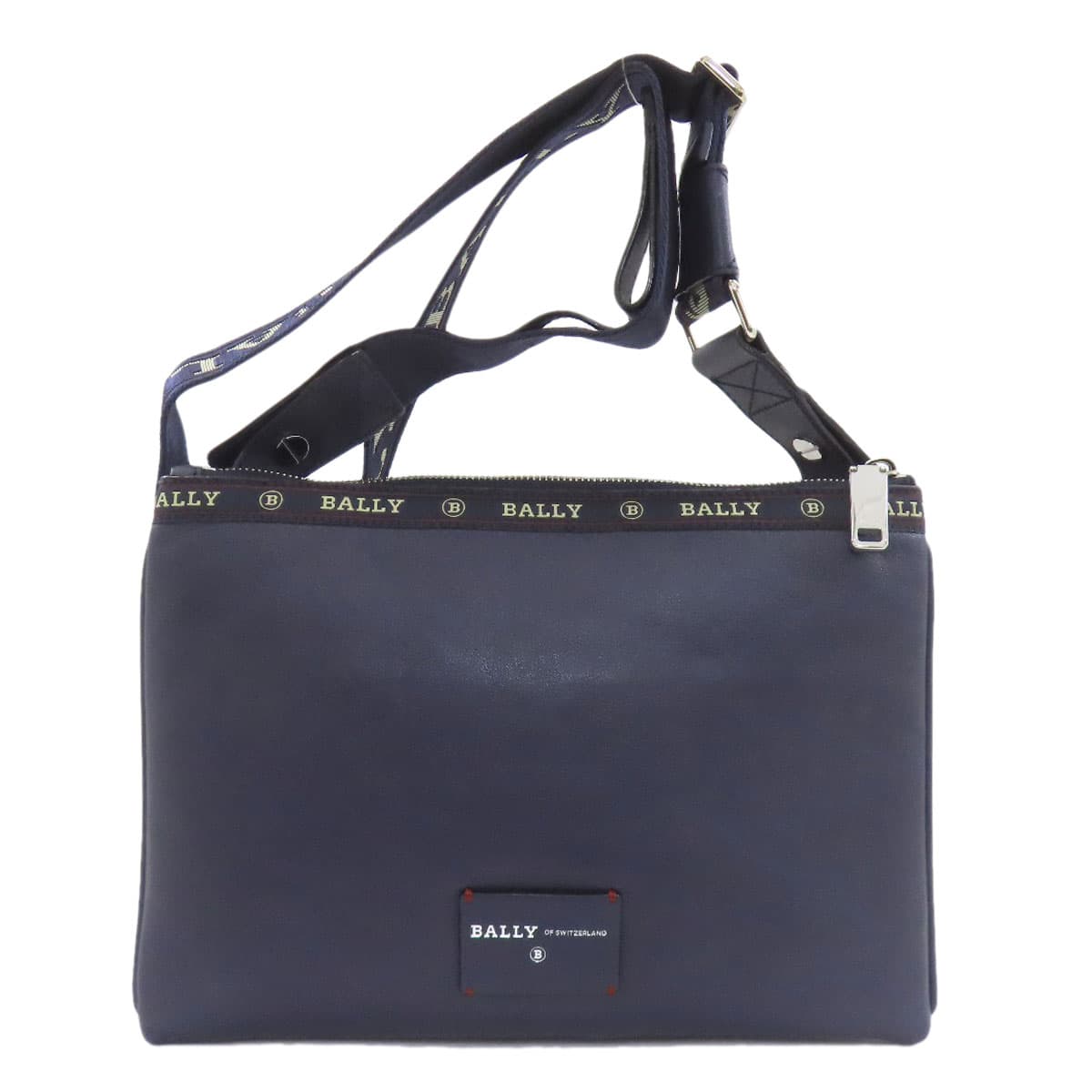 BALLY Logo Shoulder Bag Leather for Women [Used] 2