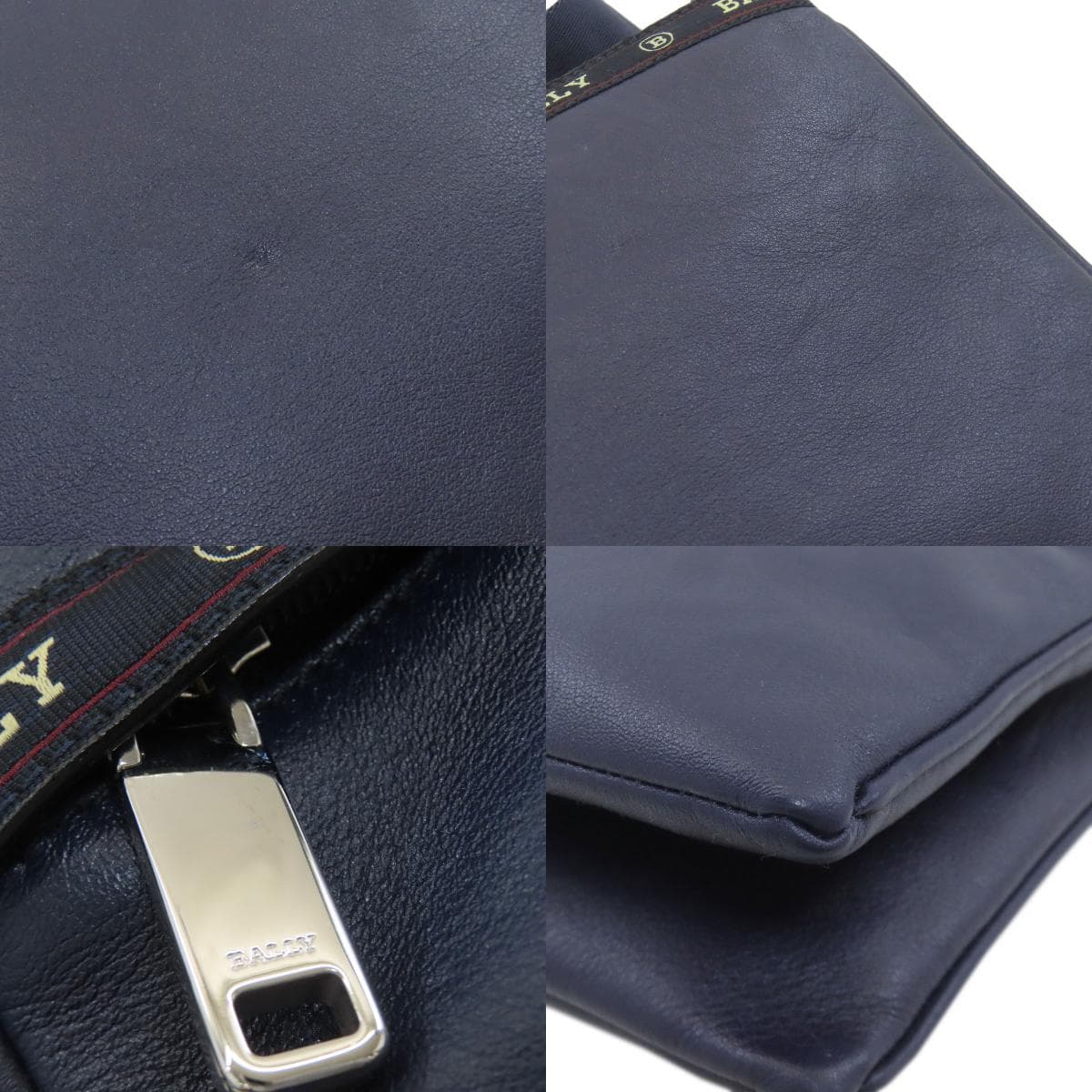 BALLY Logo Shoulder Bag Leather for Women [Used] 9