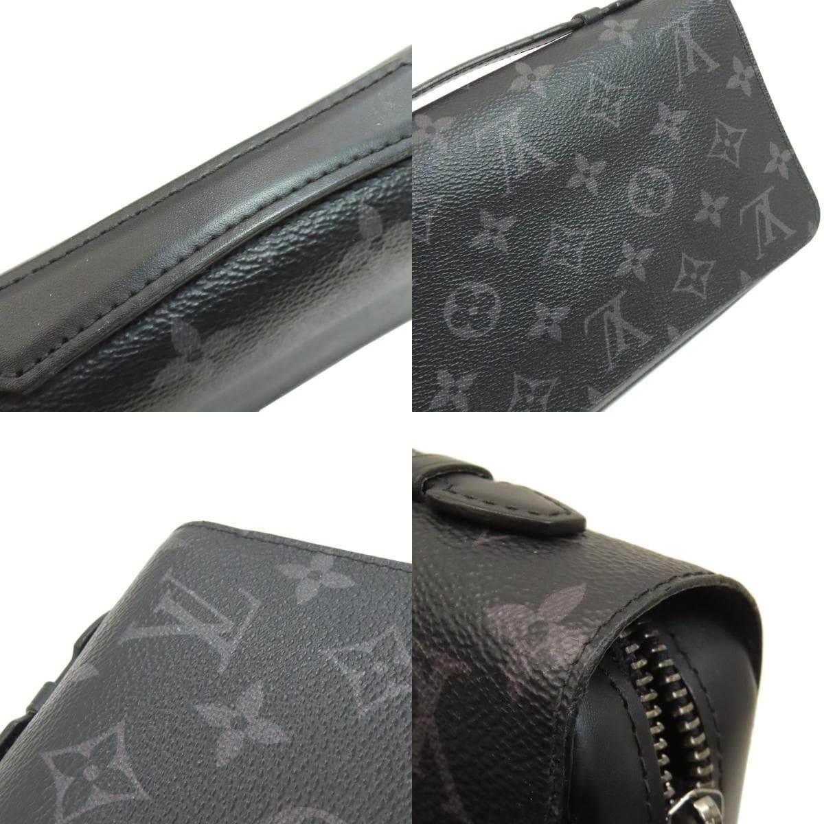 Louis Vuitton M61698 Zippy XL Second Bag Monogram Eclipse Men's [Used] [LOUIS VUITTON] M61698 9