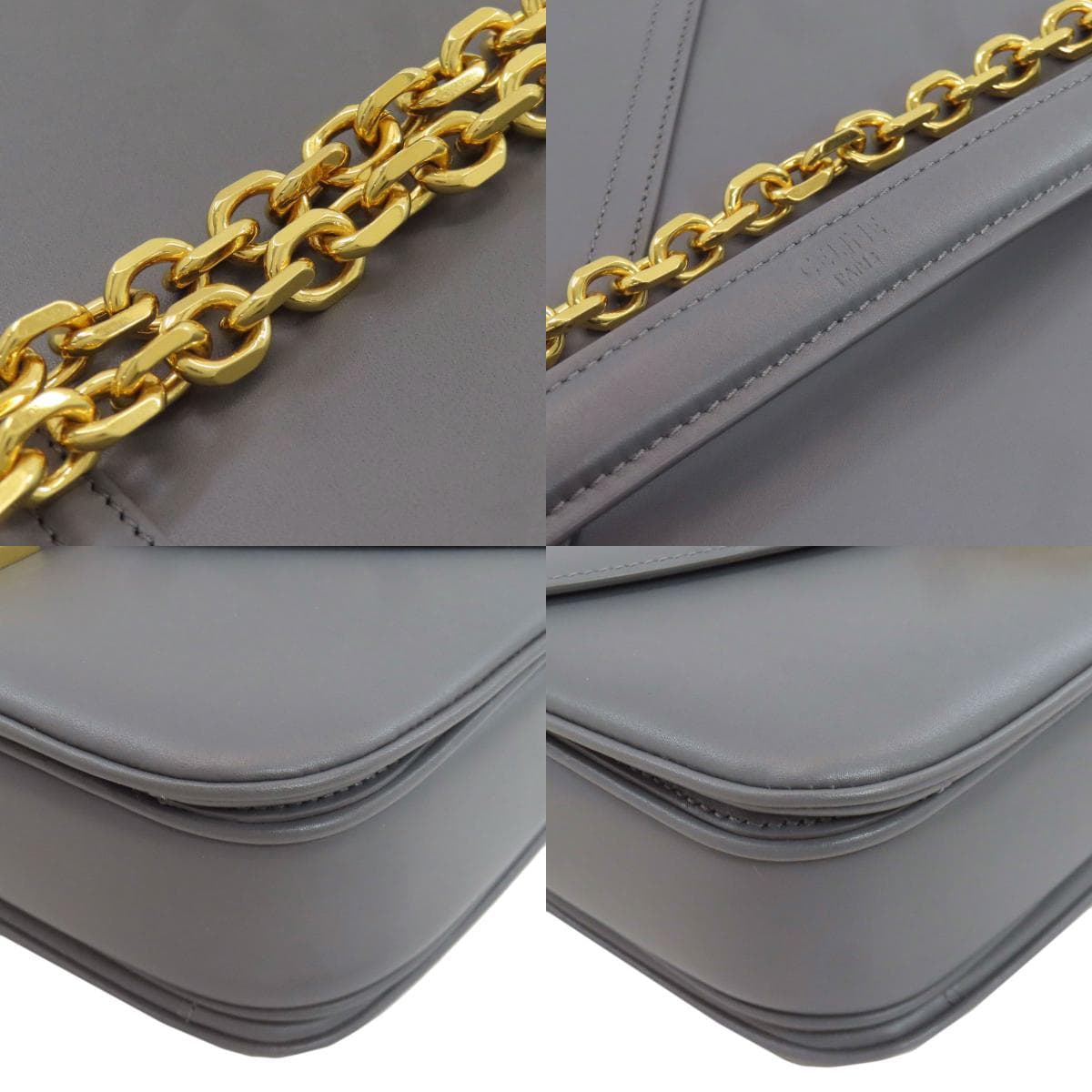 Celine Medium C Shoulder Bag Calf Leather for Women [Used] [CELINE] 9