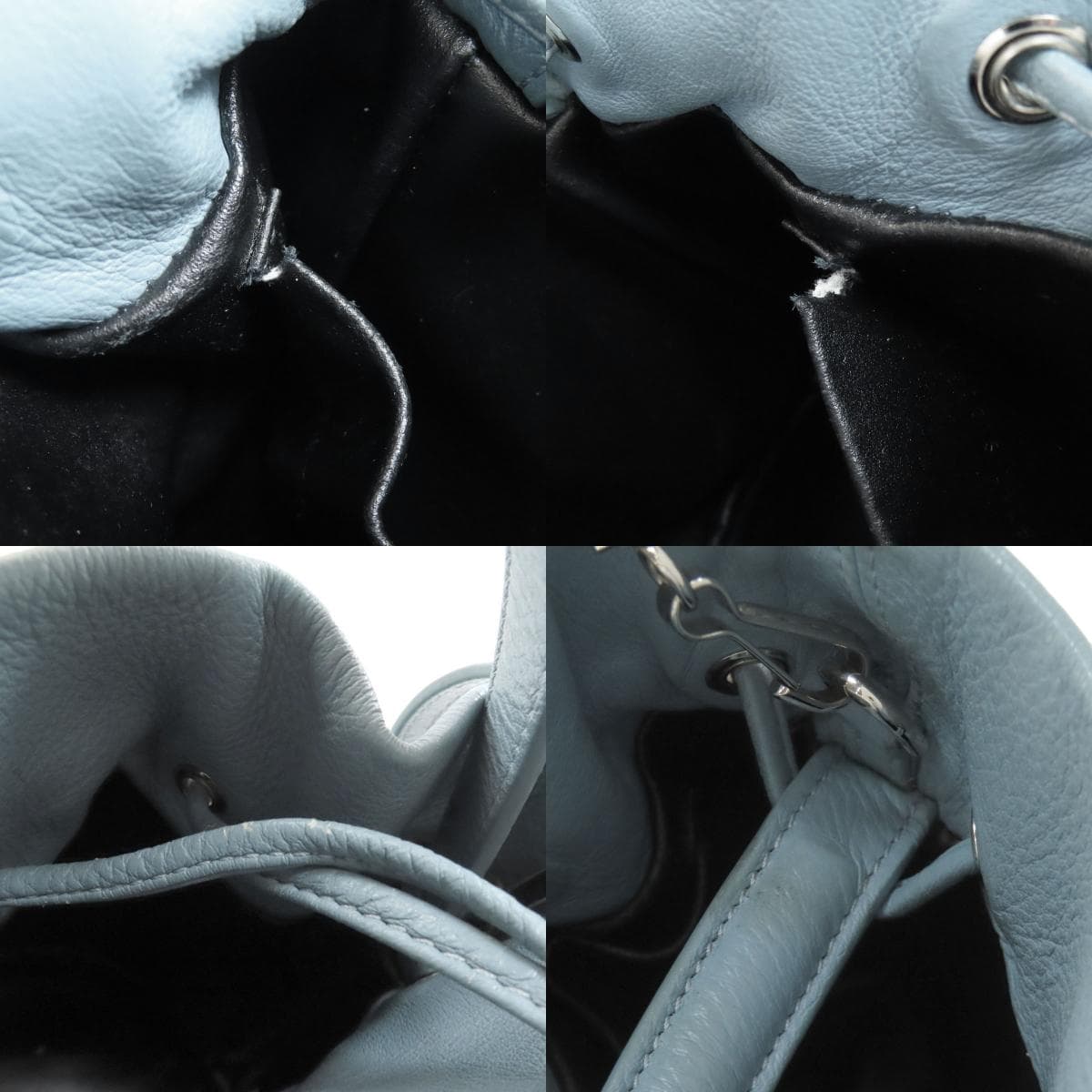 Balenciaga 638342 Drawstring Bucket 2WAY Handbag Leather Ladies [Used] [BALENCIAGA] 638342 7