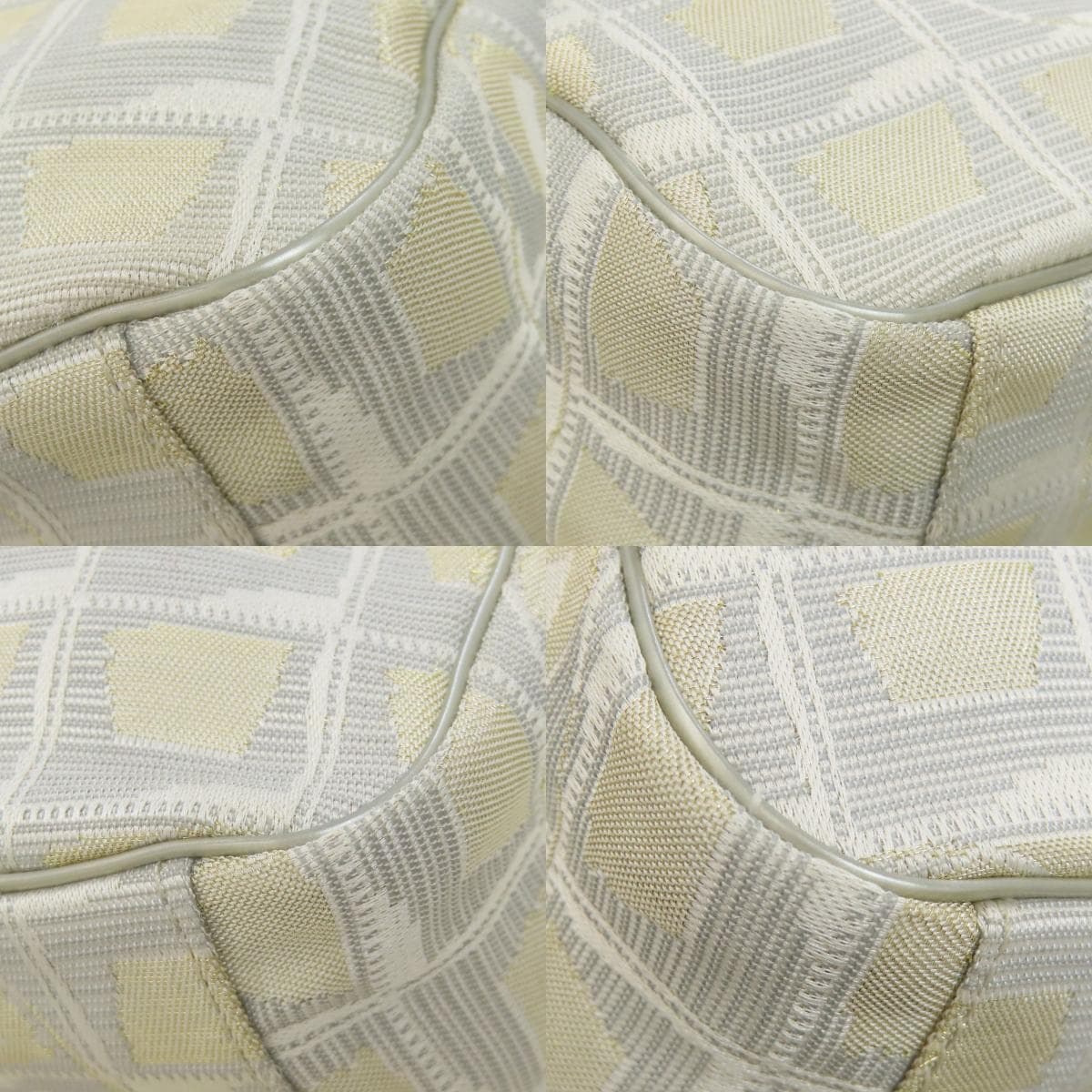 Chanel Neutral Travel Line Shoulder Bag Nylon Jacquard Women's [Used] [CHANEL] 10