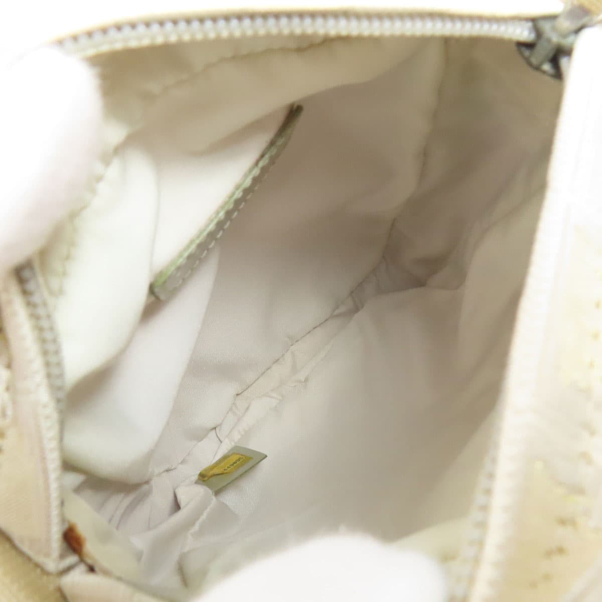 Chanel Neutral Travel Line Shoulder Bag Nylon Jacquard Women's [Used] [CHANEL] 5