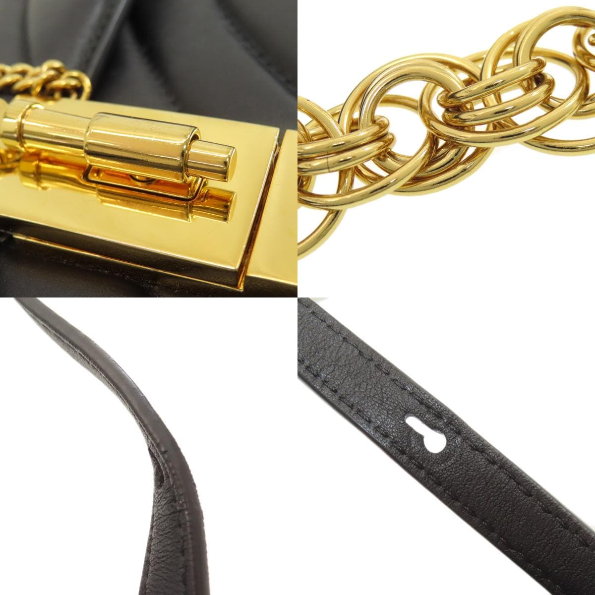 Chloe Drew Bijou 2WAY Shoulder Bag Calf Leather for Women [Used] [CHLOE] 9