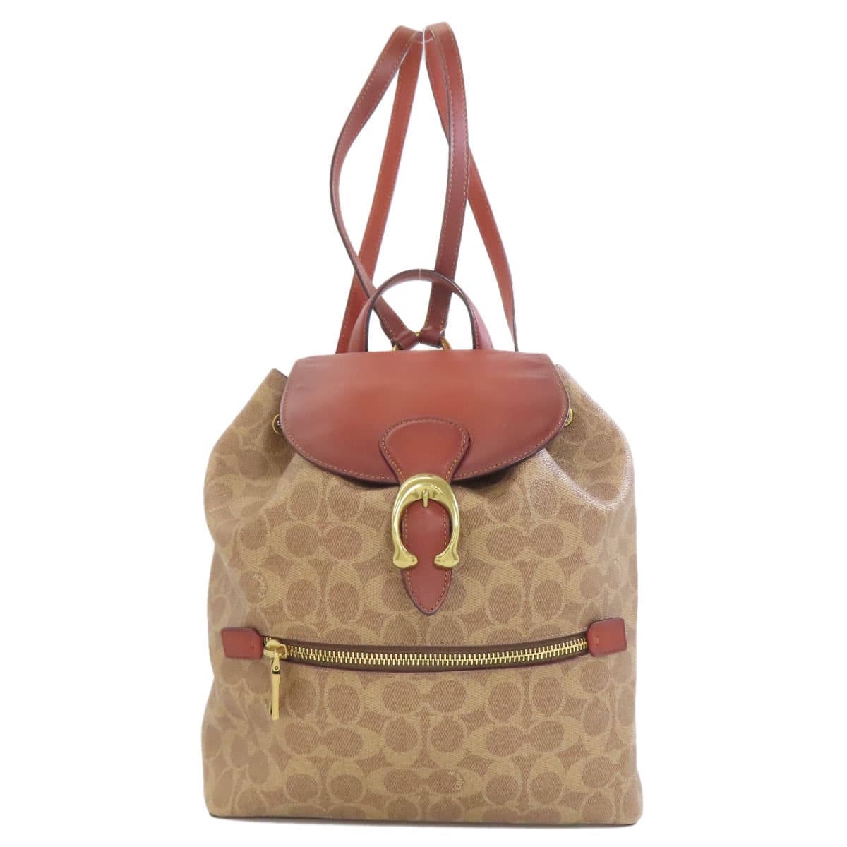 Coach 68563 Signature Backpack/Daypack PVC/Leather for Women [Used] [COACH] 68563