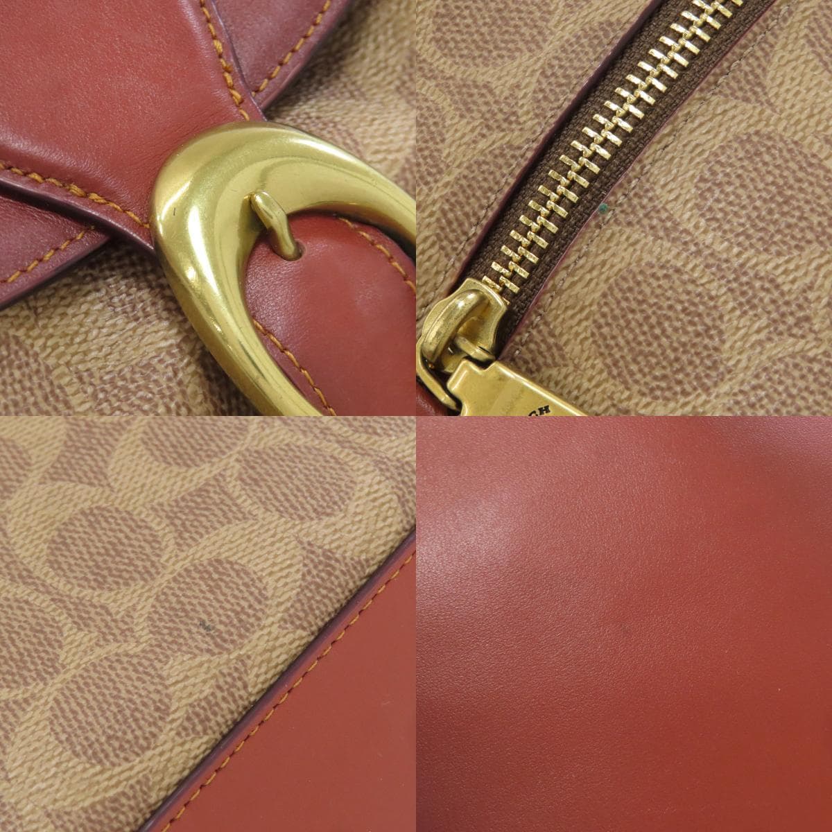 Coach 68563 Signature Backpack/Daypack PVC/Leather for Women [Used] [COACH] 68563 8