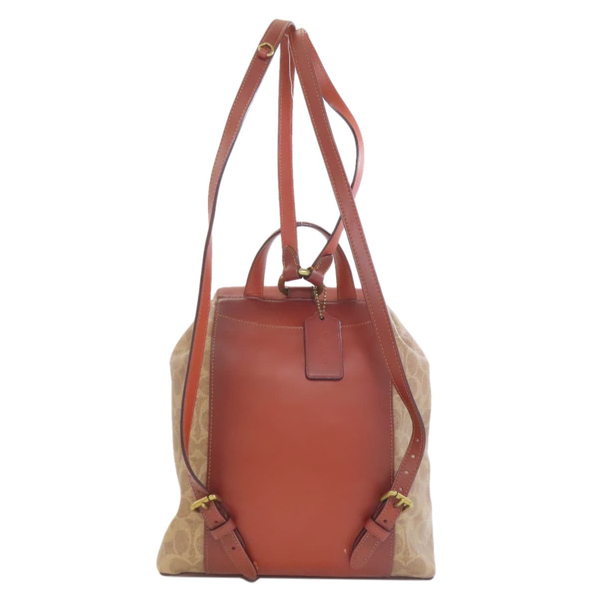 Coach 68563 Signature Backpack/Daypack PVC/Leather for Women [Used] [COACH] 68563 2