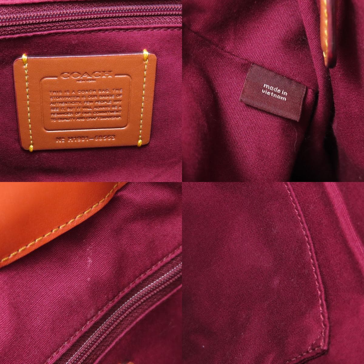 Coach 68563 Signature Backpack/Daypack PVC/Leather for Women [Used] [COACH] 68563 6