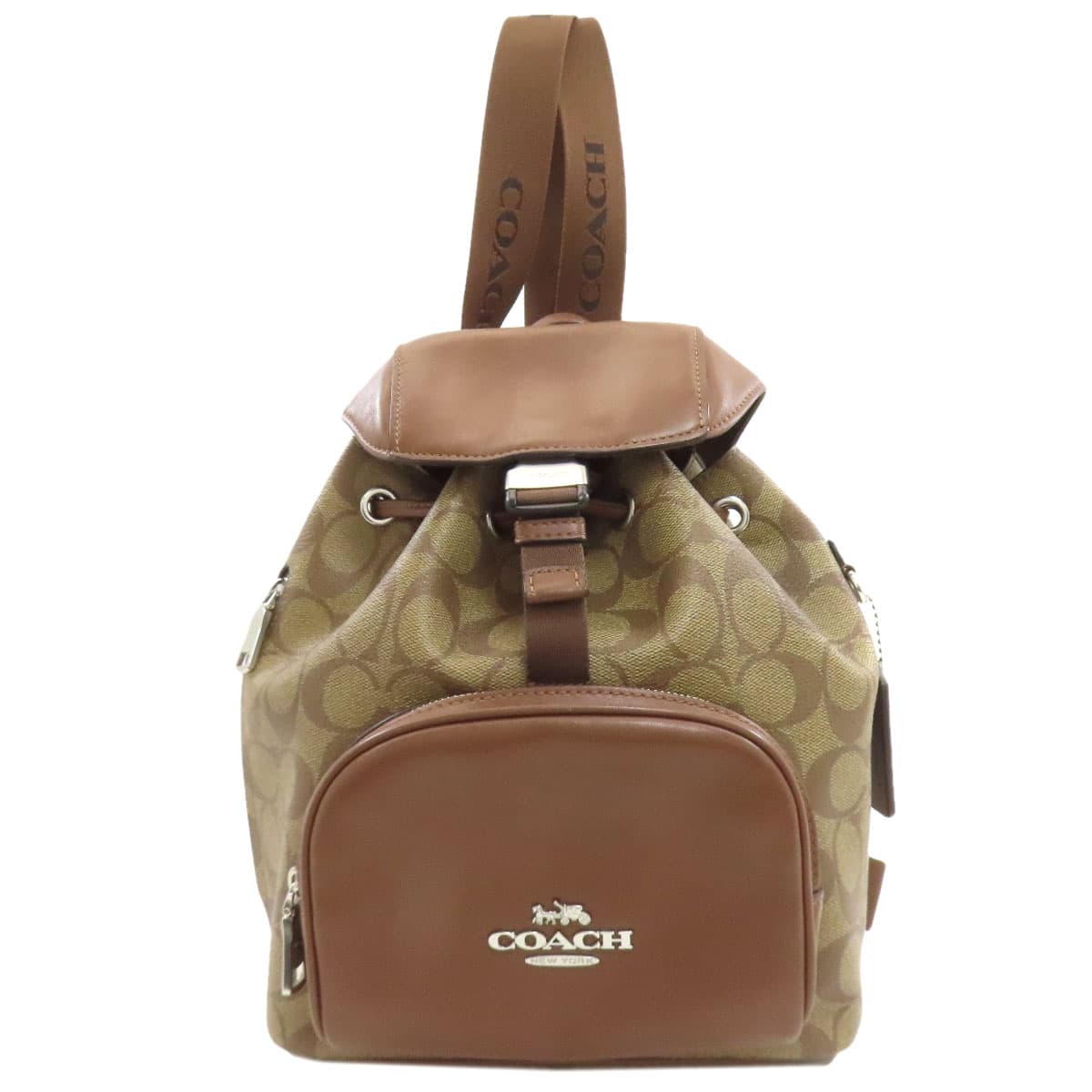 Coach CR130 Pace Backpack Signature Rucksack Daypack PVC/Leather Women's [Used] [COACH] CR130