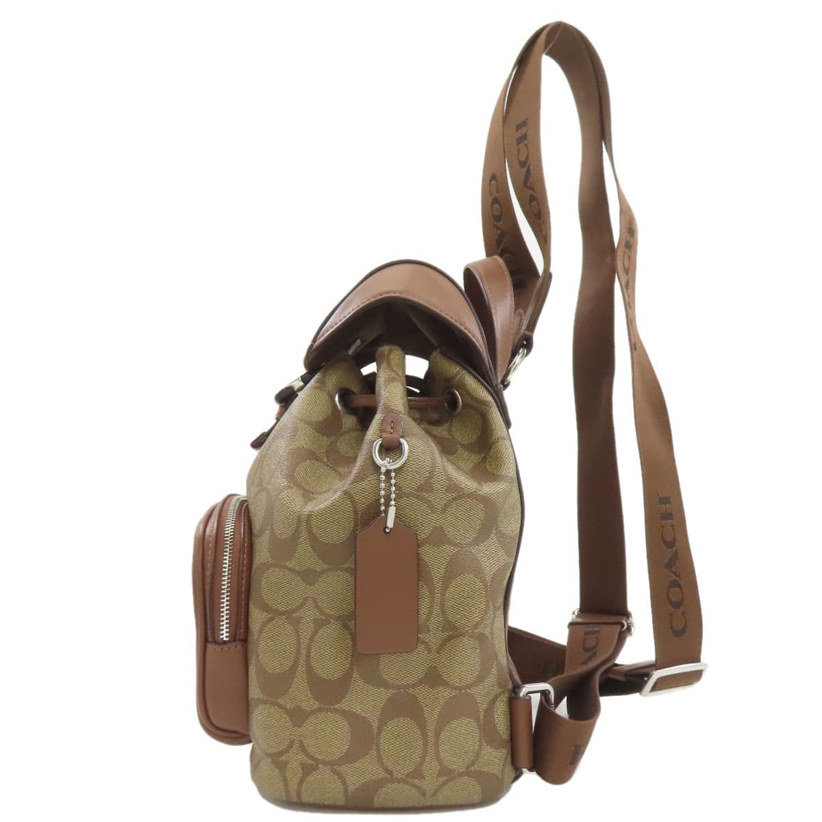 Coach CR130 Pace Backpack Signature Rucksack Daypack PVC/Leather Women's [Used] [COACH] CR130 3
