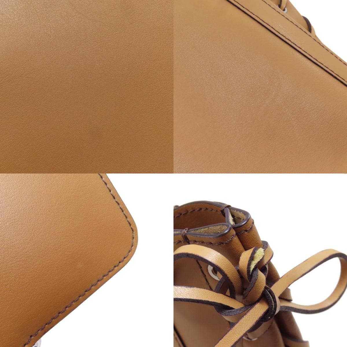 Max Mara Braided Ribbon Tote Bag Leather Ladies [Used] [MAX MARA] 9