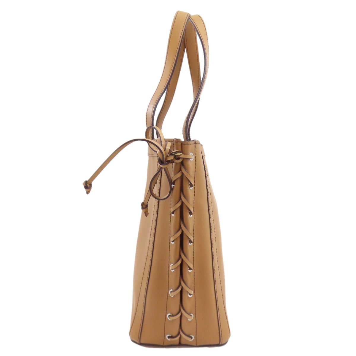 Max Mara Braided Ribbon Tote Bag Leather Ladies [Used] [MAX MARA] 3