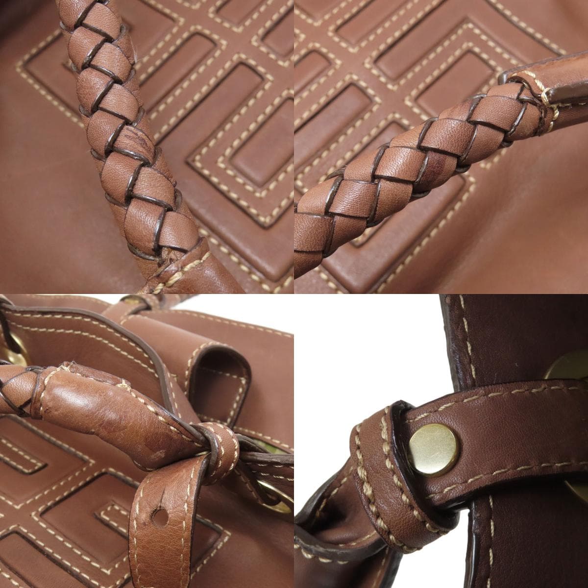 Givenchy Logo Tote Bag Leather Ladies [Used] [GIVENCHY] 9