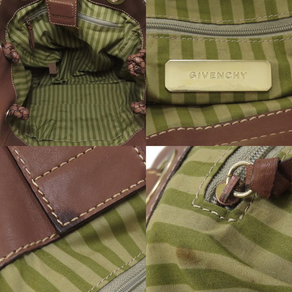 Givenchy Logo Tote Bag Leather Ladies [Used] [GIVENCHY] 5