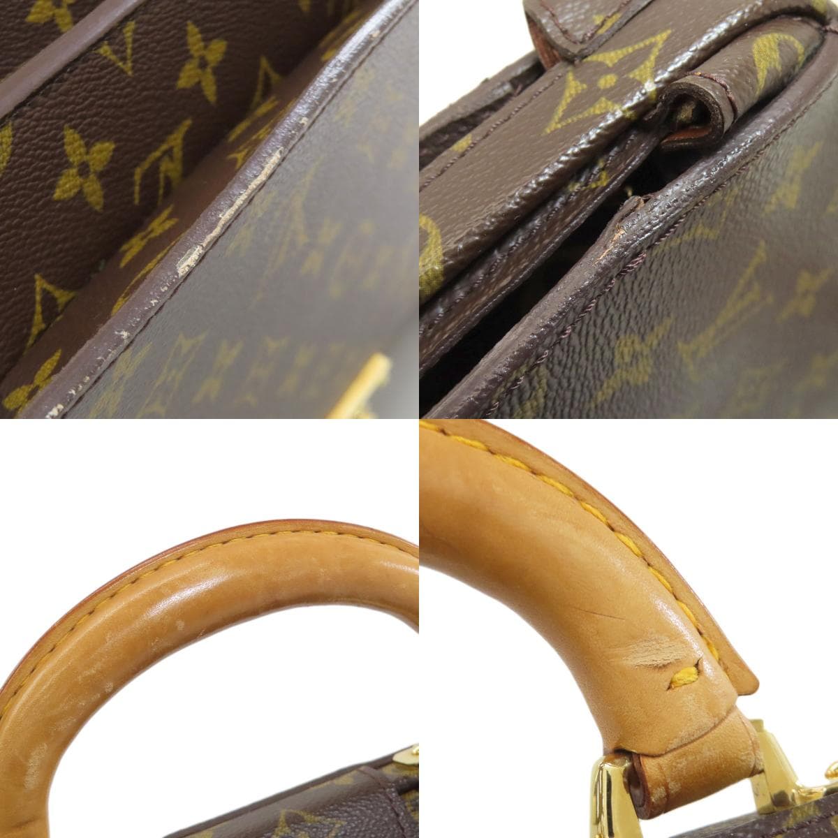 Louis Vuitton M53305 Serviette Fermoir Business Bag Monogram Canvas Men's [Used] [LOUIS VUITTON] M53305 8