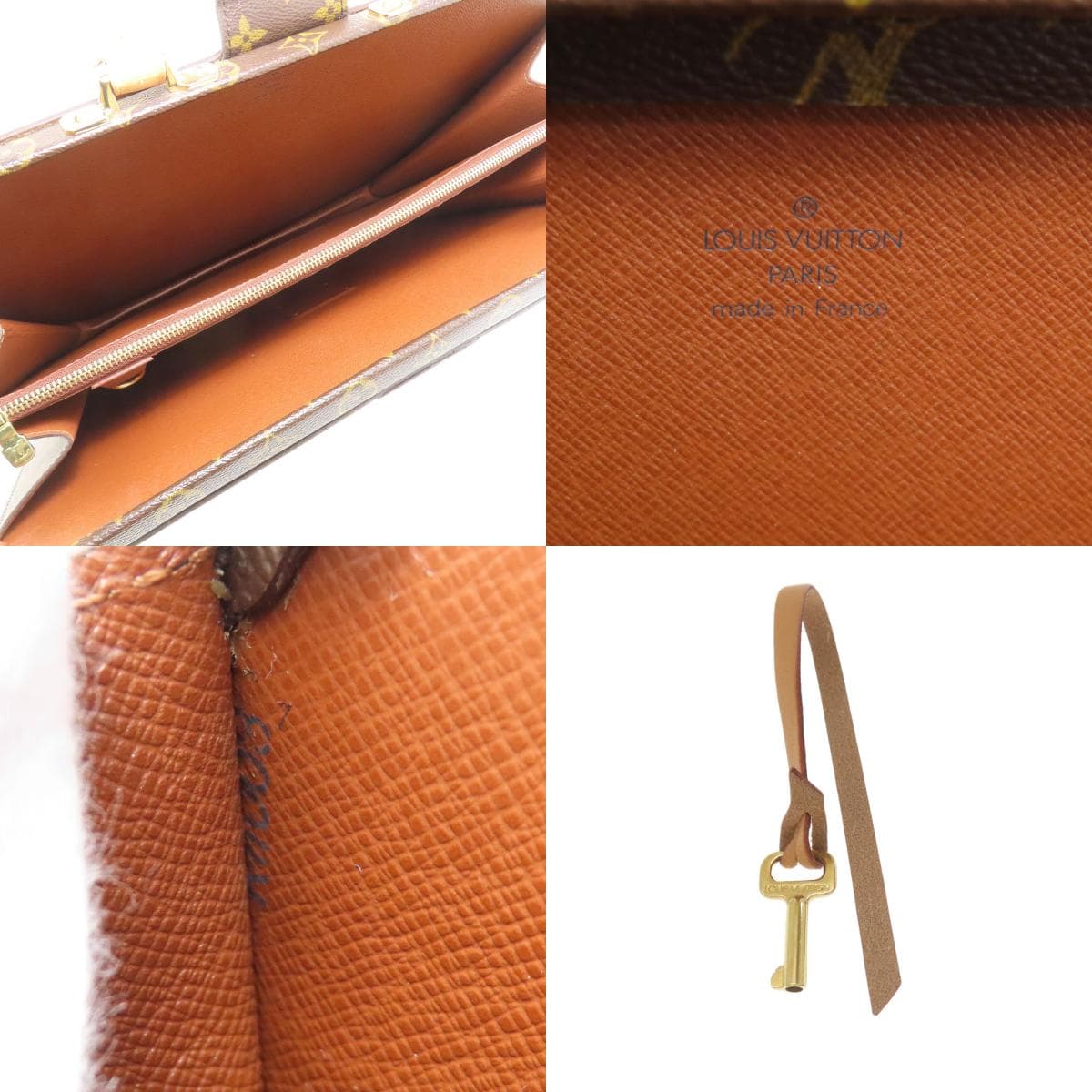 Louis Vuitton M53305 Serviette Fermoir Business Bag Monogram Canvas Men's [Used] [LOUIS VUITTON] M53305 5