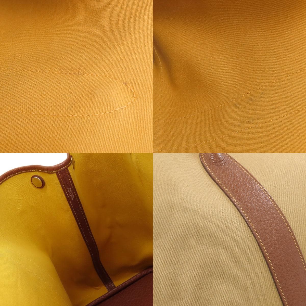 Hermes Garden Party PM Silver Hardware Tote Bag Toile Hache Women's [Used] [HERMES] 7