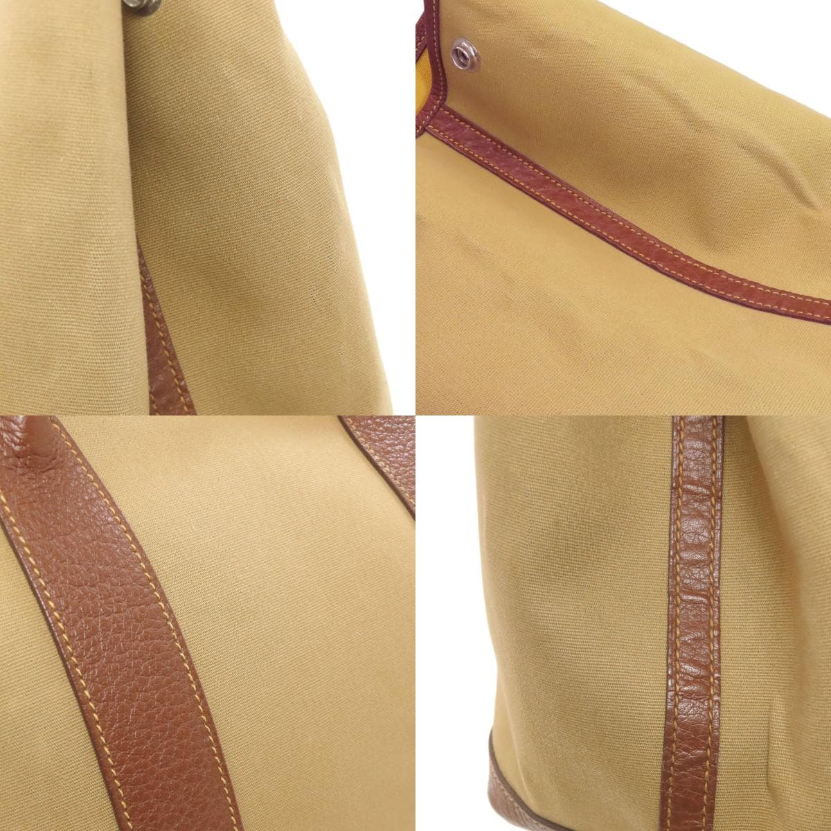 Hermes Garden Party PM Silver Hardware Tote Bag Toile Hache Women's [Used] [HERMES] 8