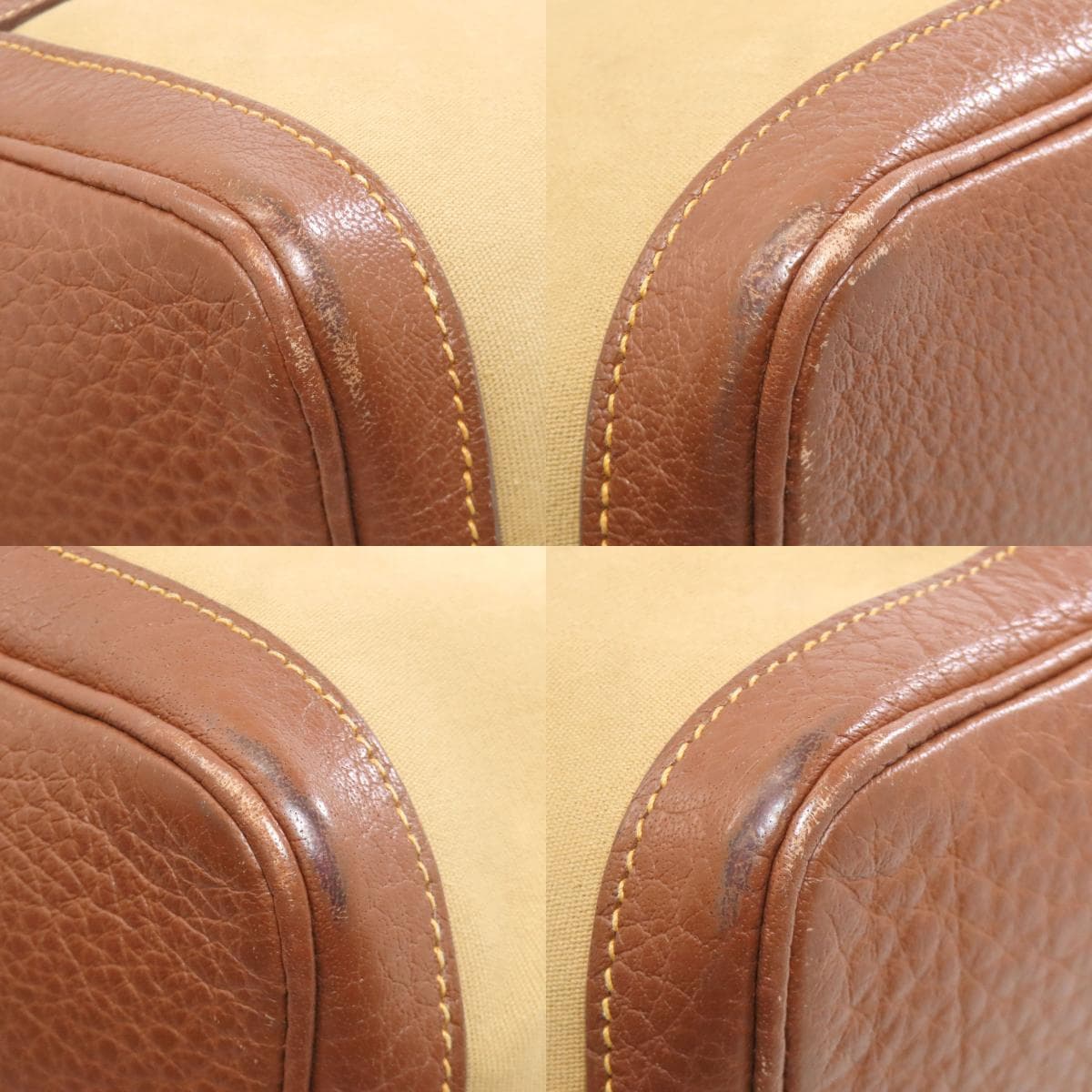 Hermes Garden Party PM Silver Hardware Tote Bag Toile Hache Women's [Used] [HERMES] 10