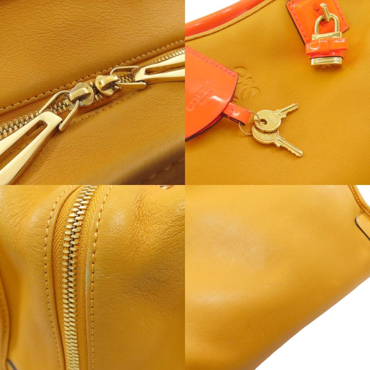 Loewe Amazona Handbag Calf Leather Ladies [Used] [LOEWE] 8