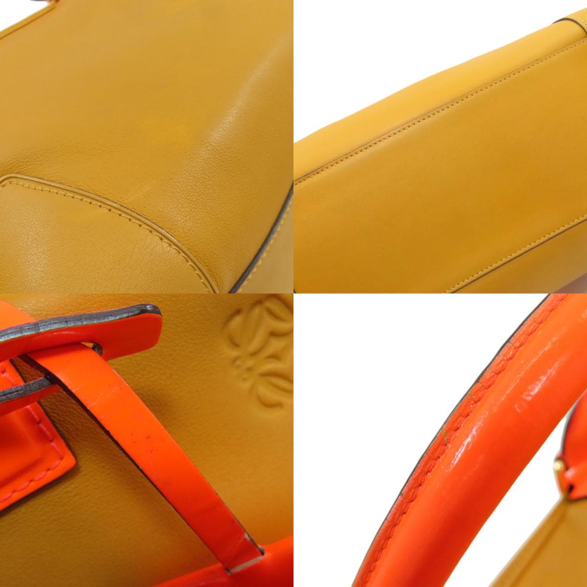 Loewe Amazona Handbag Calf Leather Ladies [Used] [LOEWE] 9