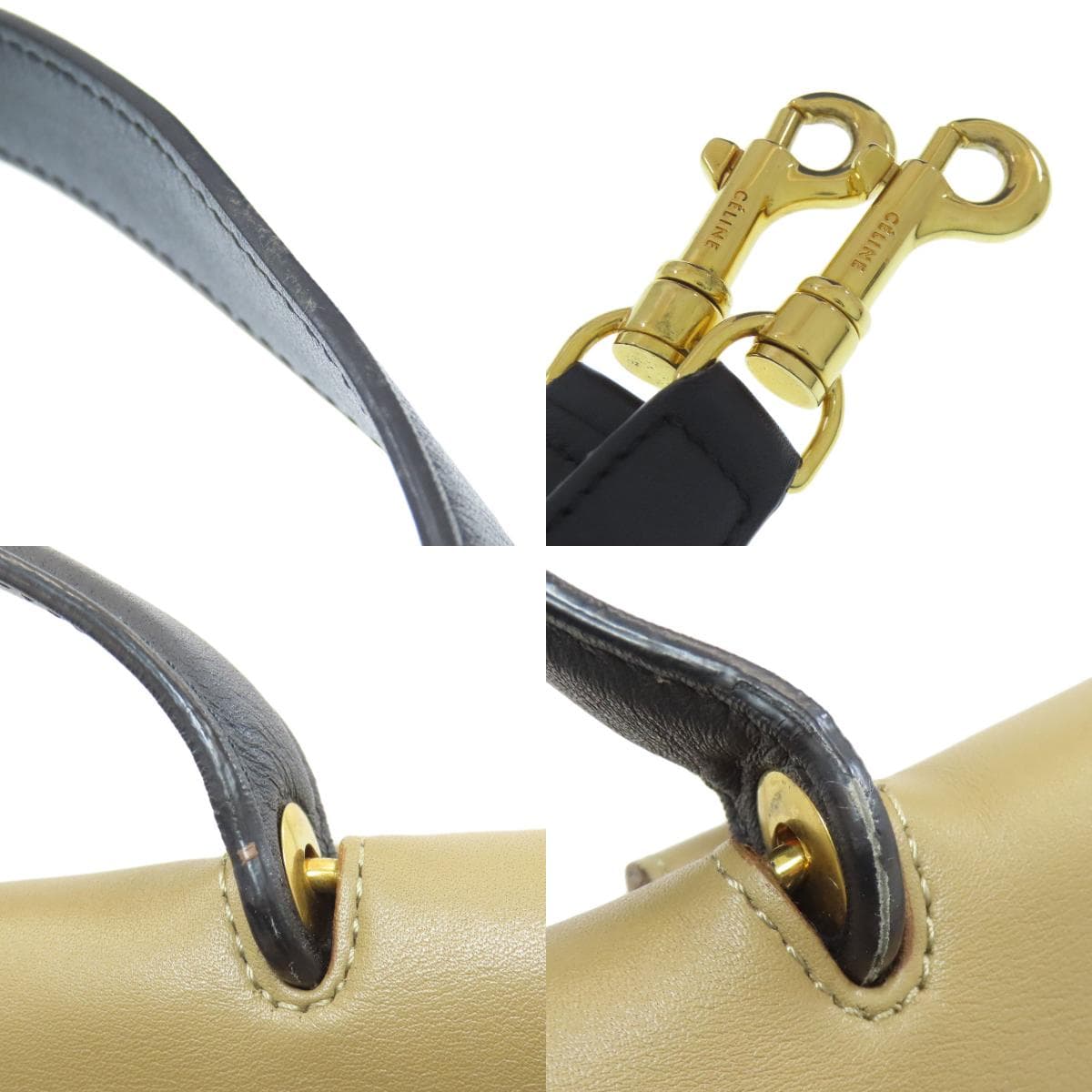 Celine Belt Bag 2WAY Handbag Calf Leather for Women [Used] [CELINE] 8