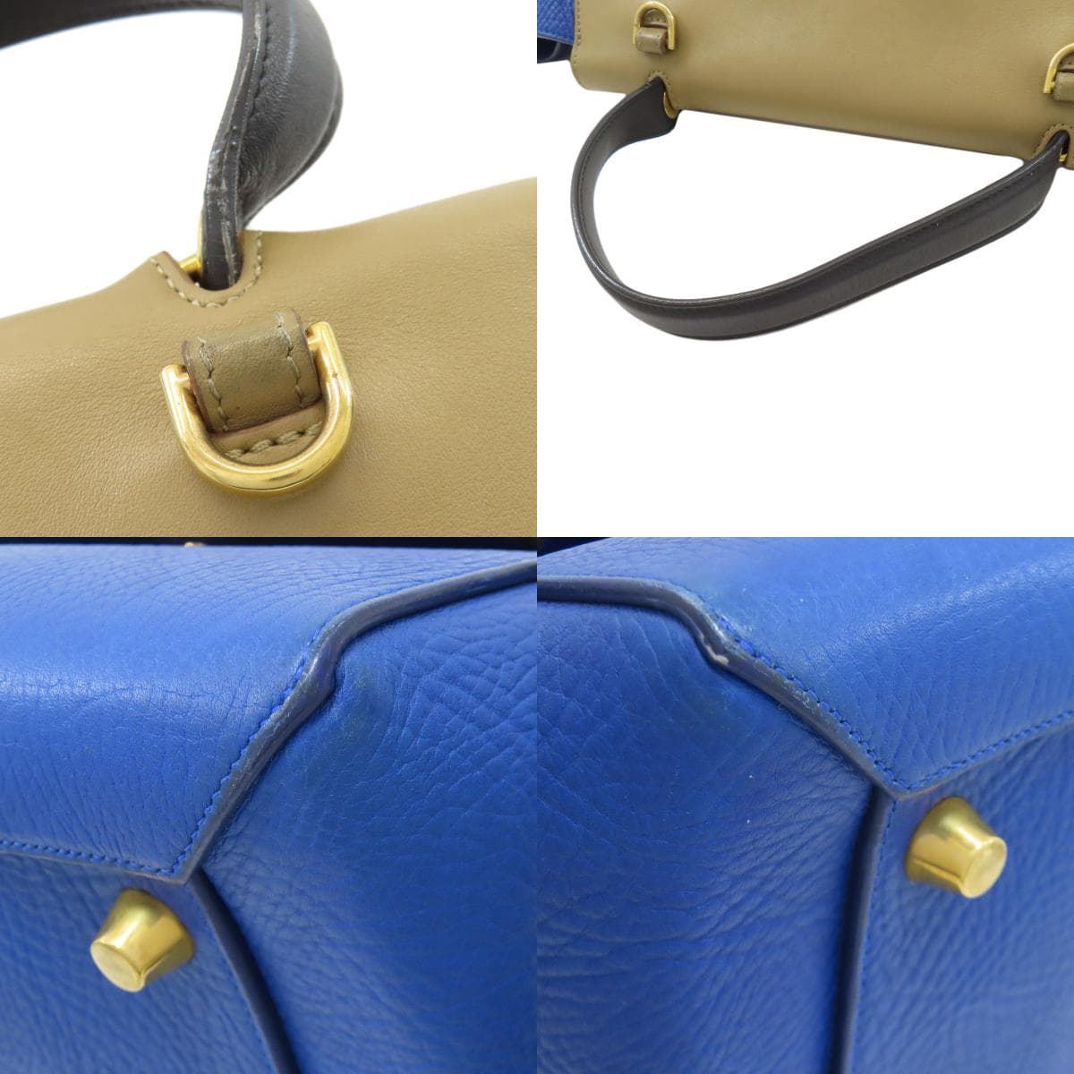 Celine Belt Bag 2WAY Handbag Calf Leather for Women [Used] [CELINE] 9