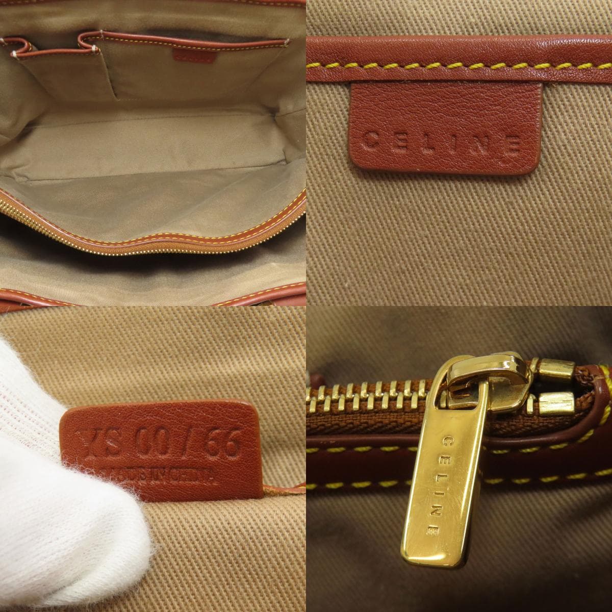 Celine Boogie Bag Handbag Canvas Ladies [Used] [CELINE] 5