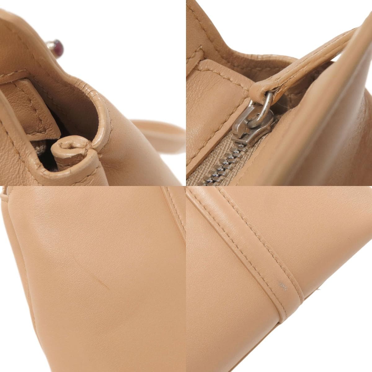 Cartier Cabochon Tote Bag Leather Ladies [Used] [CARTIER] 8