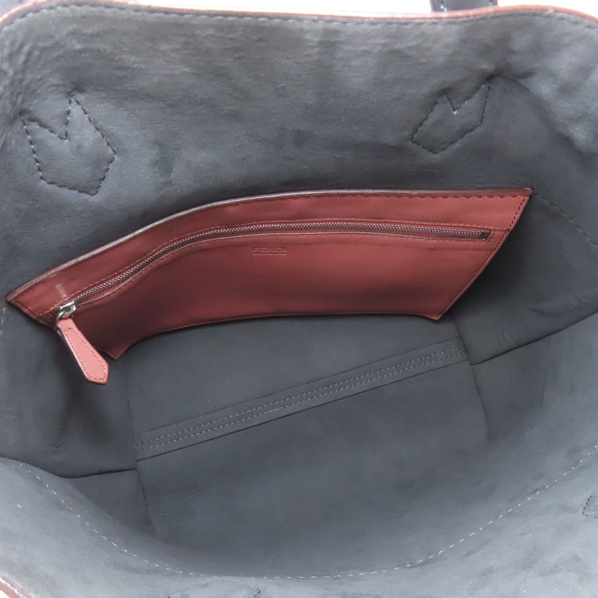 Fendi All-in Shopping Tote Bag Leather Women's [Used] [FENDI] 5