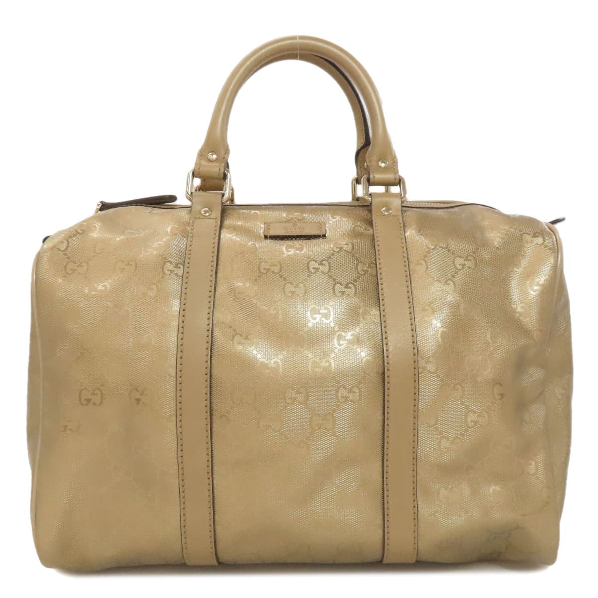 Gucci 193603 GG Imprime Boston Bag PVC Ladies [Used] [GUCCI] 193603