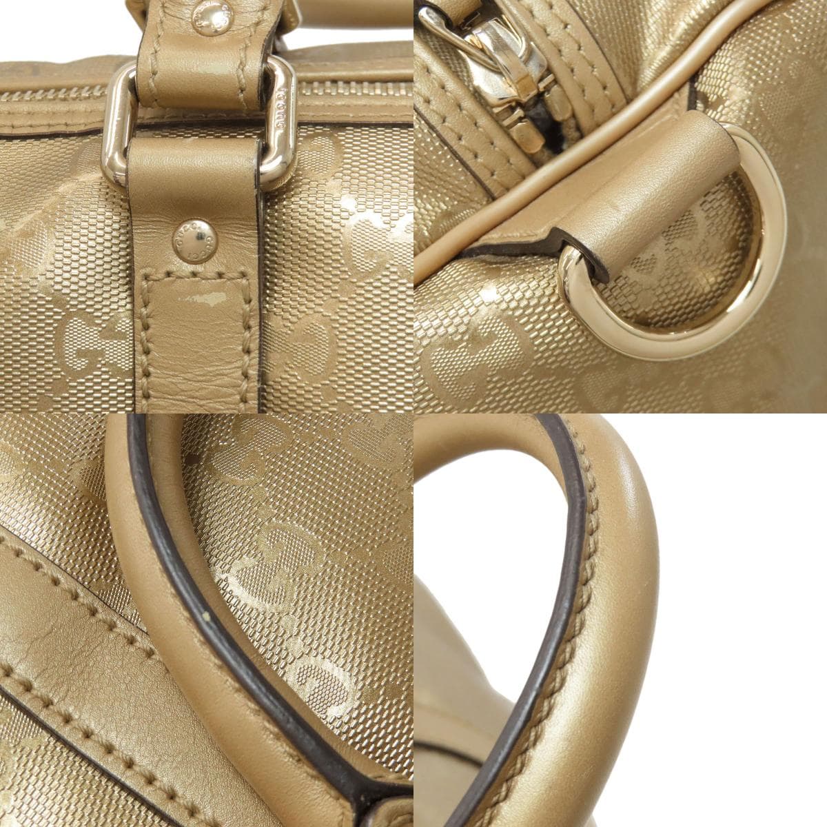 Gucci 193603 GG Imprime Boston Bag PVC Ladies [Used] [GUCCI] 193603 8