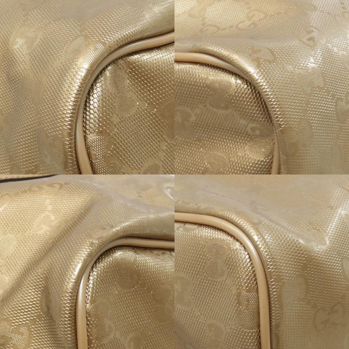 Gucci 193603 GG Imprime Boston Bag PVC Ladies [Used] [GUCCI] 193603 10