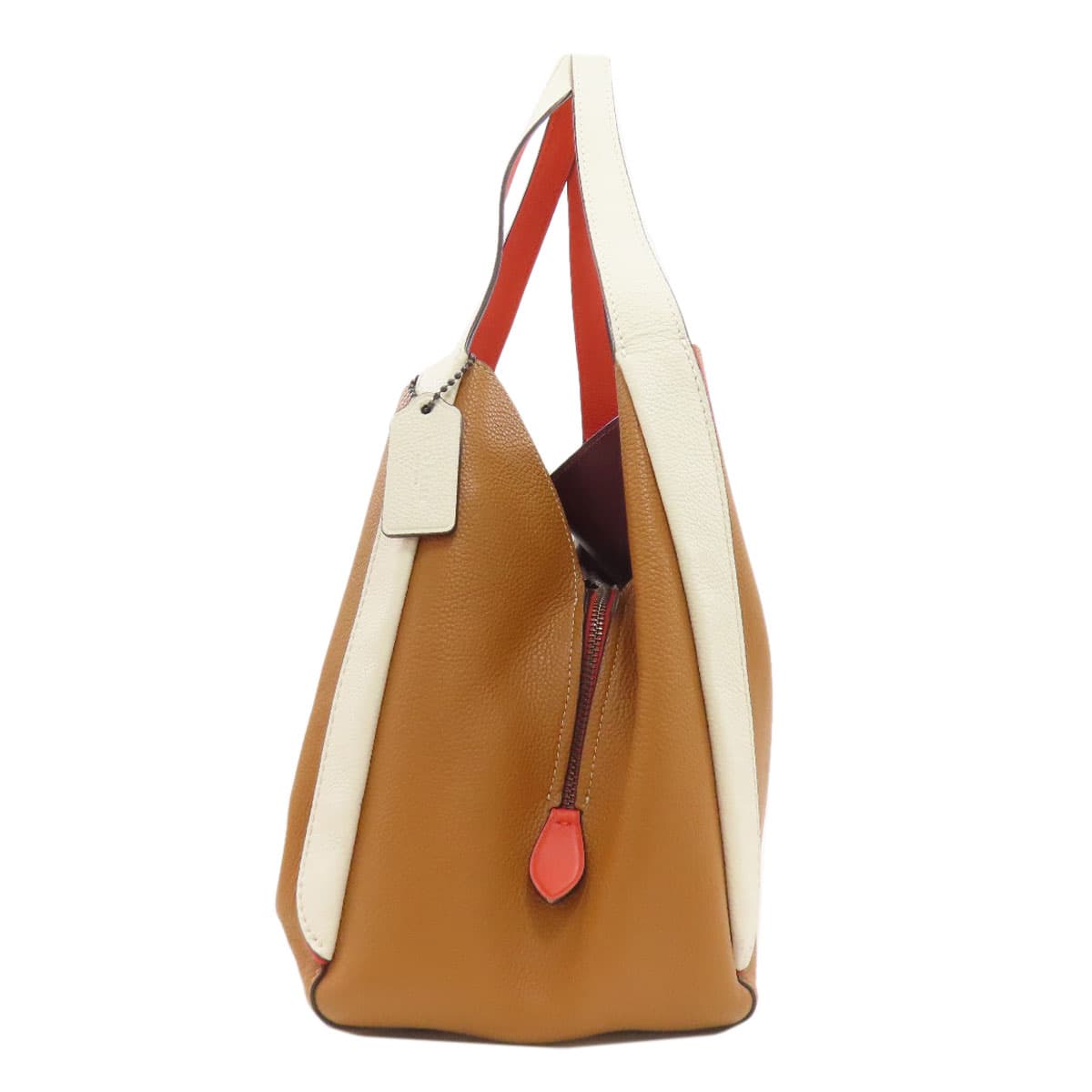 Coach 4300 Logo Tote Bag Leather Ladies [Used] [COACH] 4300 3