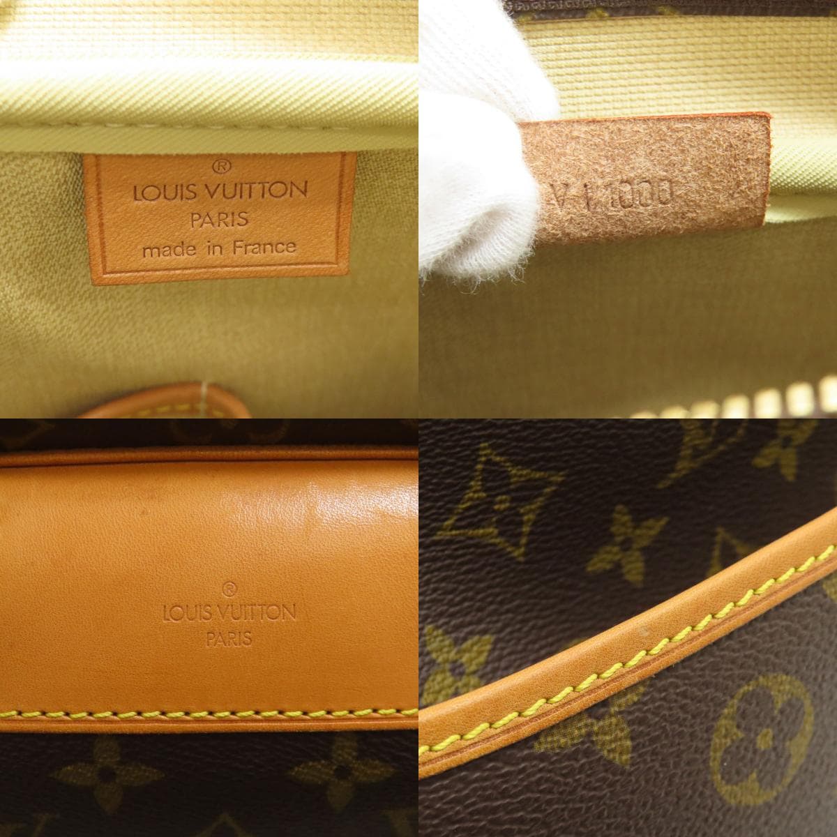 Louis Vuitton M47270 Deauville Handbag Monogram Canvas Ladies [Used] [LOUIS VUITTON] M47270 6