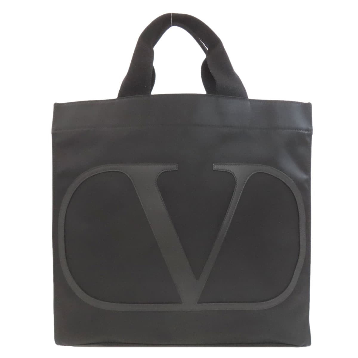 Valentino Logo Tote Bag Nylon Material Ladies [Used] [VALENTINO]