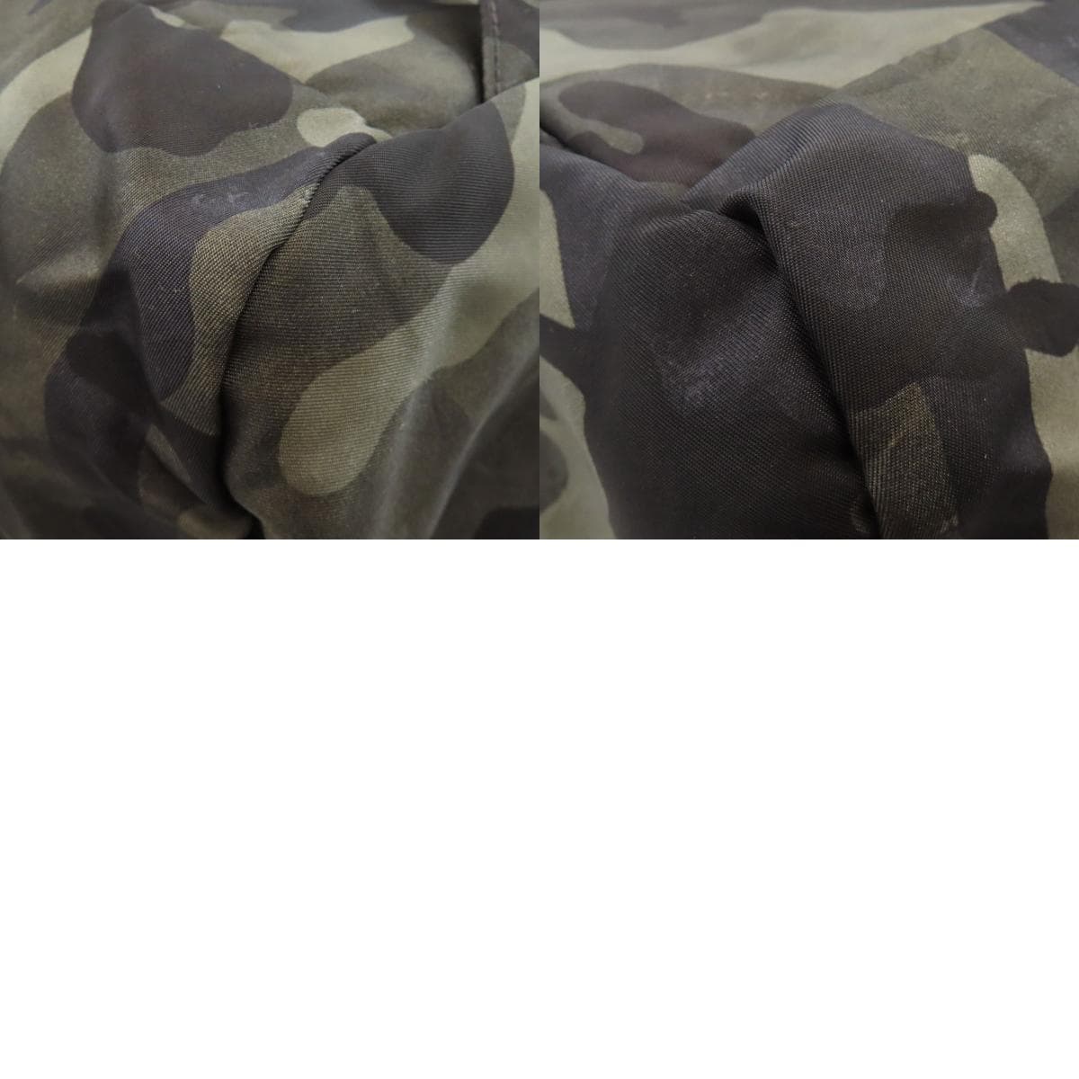 Prada camouflage pattern backpack/daypack made of nylon material for women [Used] [PRADA] 10