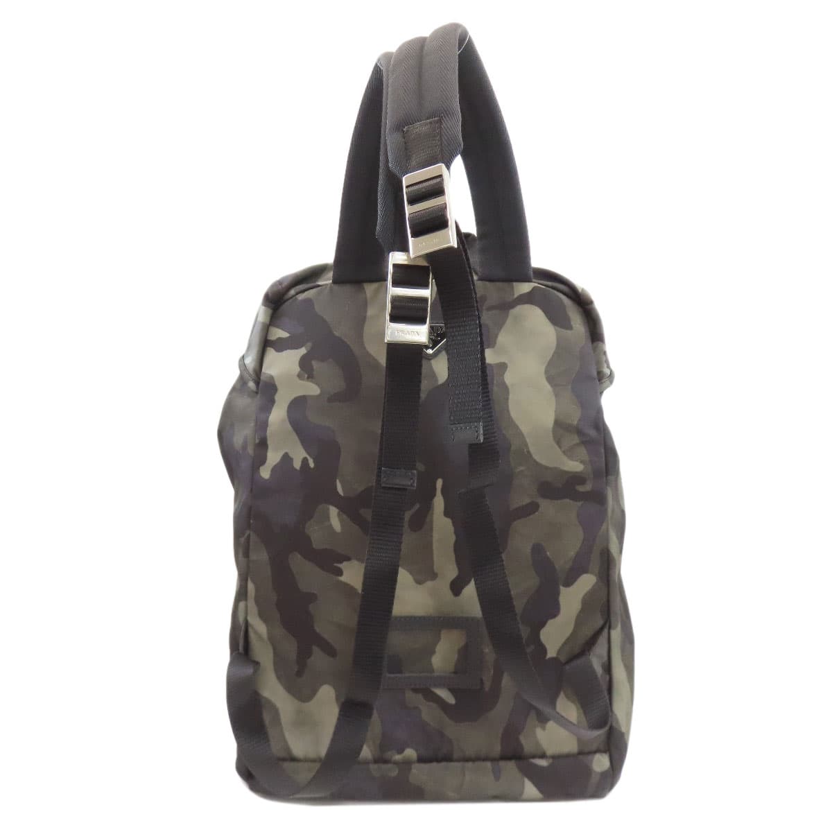 Prada camouflage pattern backpack/daypack made of nylon material for women [Used] [PRADA] 2